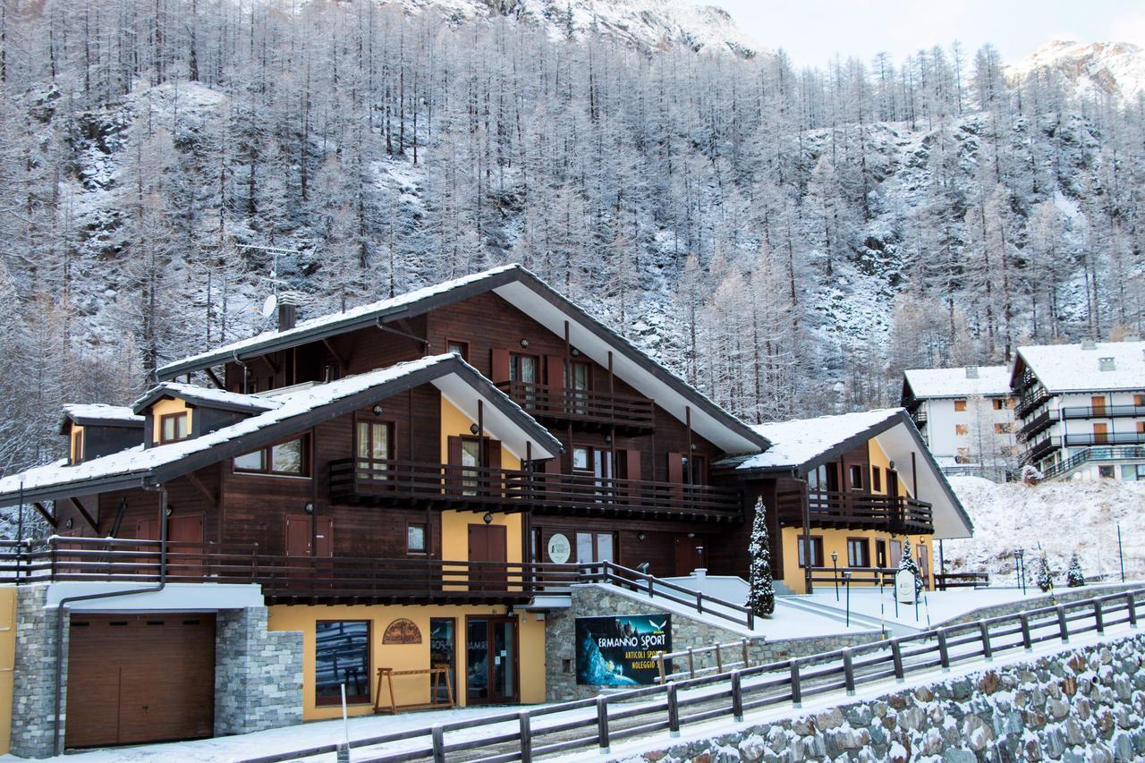 Residence Le Marmotte Gressoney-la-Trinité Esterno foto